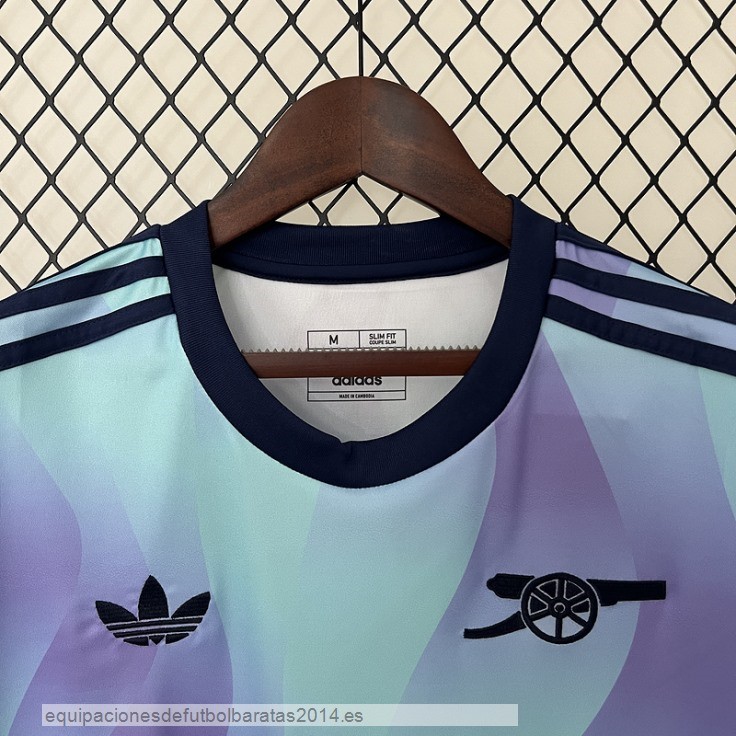 Nuevo Tailandia 3ª Camiseta Arsenal 24/25 Purpura Baratas